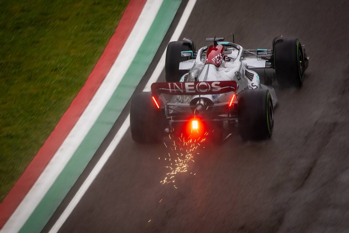 Russell, Mercedes, Imola 2022